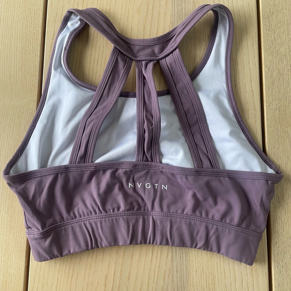 NVGTN Purple Sports Bra Womens Medium, purple ladies sports bra